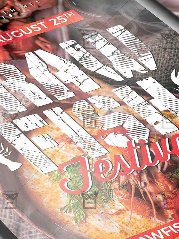 Download Crawfish Festival PSD Flyer Template Now