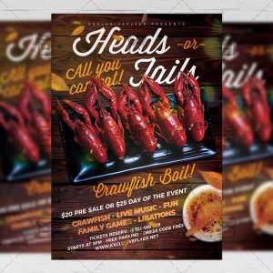 Download Massive Crawfish Boil PSD Flyer Template Now