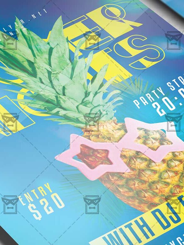 Download Summer Nights PSD Flyer Template Now