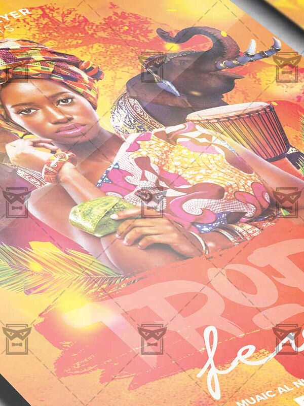 Download Tropic Fever PSD Flyer Template Now