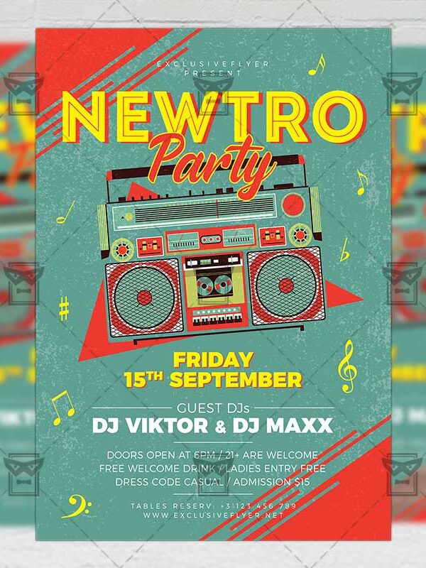 Download Music Event PSD Flyer Template Now