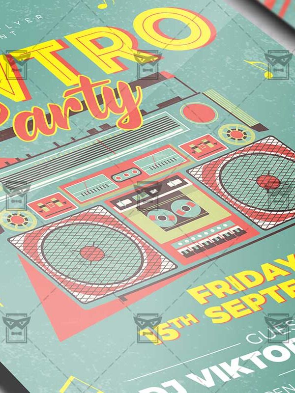 Download Music Event PSD Flyer Template Now