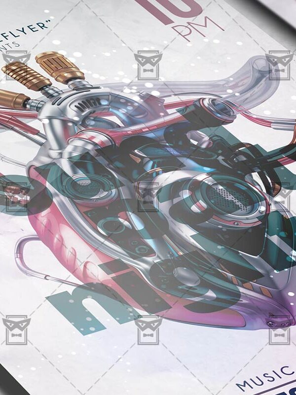 Download Sound Party Night PSD Flyer Template Now