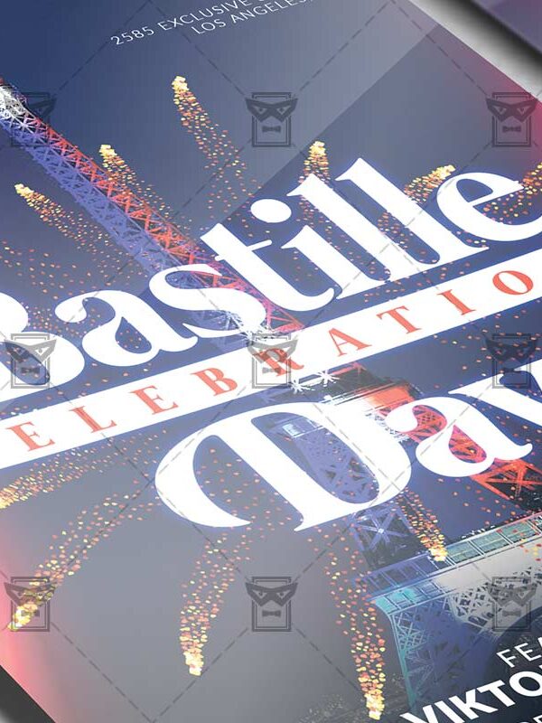 Download Bastille Day Celebration PSD Flyer Template Now