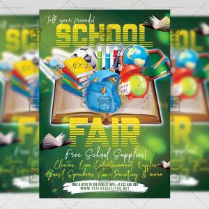 Download School Fair 2019 PSD Flyer Template Now