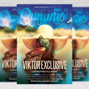 Download End of Summer Bash Flyer PSD Flyer Template Now