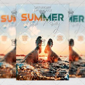 Download Last Summer Party Flyer PSD Flyer Template Now