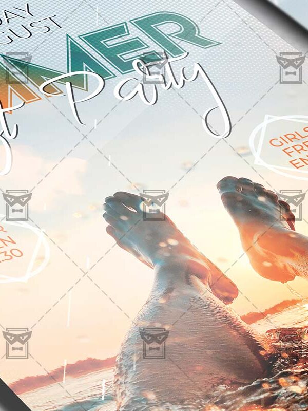 Download Last Summer Party Flyer PSD Flyer Template Now