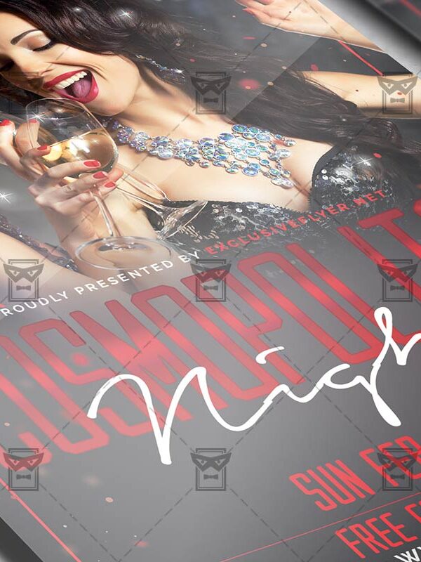 Download Cosmopolitan Night PSD Flyer Template Now