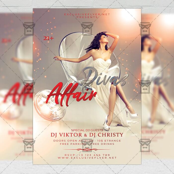 Download Divas Affair PSD Flyer Template Now