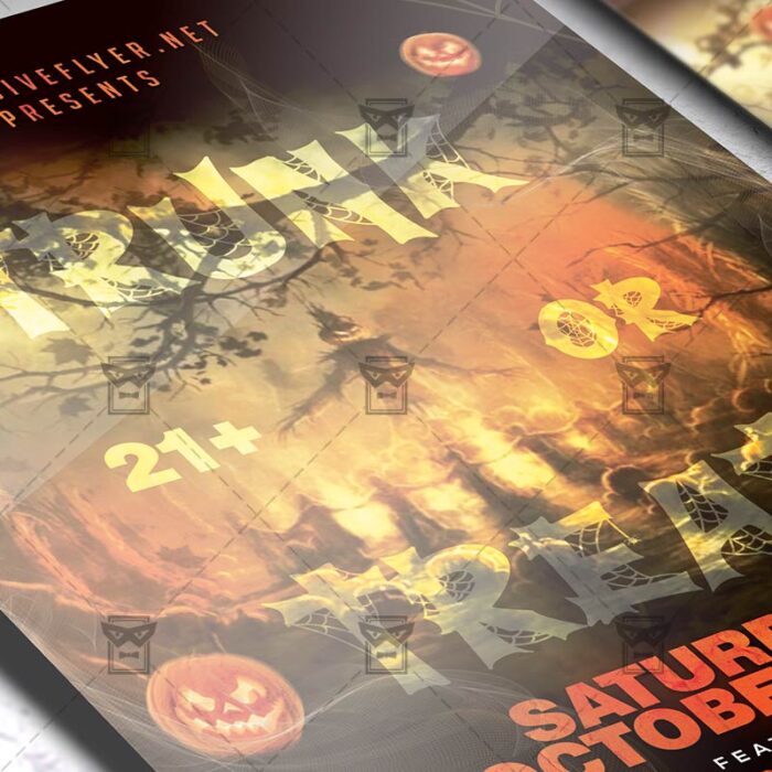 Trunk or Treat Flyer - Seasonal PSD Template