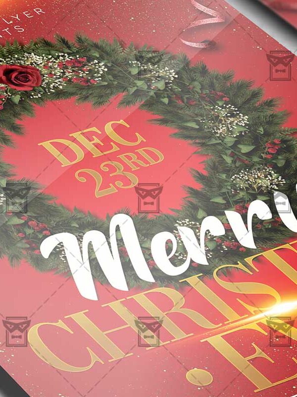 Christmas Eve 2020 Flyer - Winter PSD Template