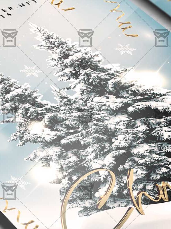 Jingle Bells Christmas Flyer - Winter PSD Template