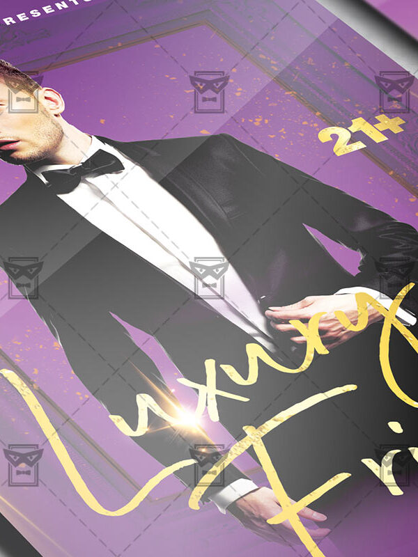 Luxury Friday Flyer - Club PSD Template