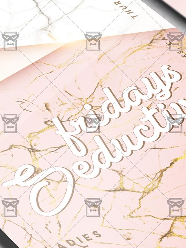 Seductive Fridays Flyer - Club PSD Template