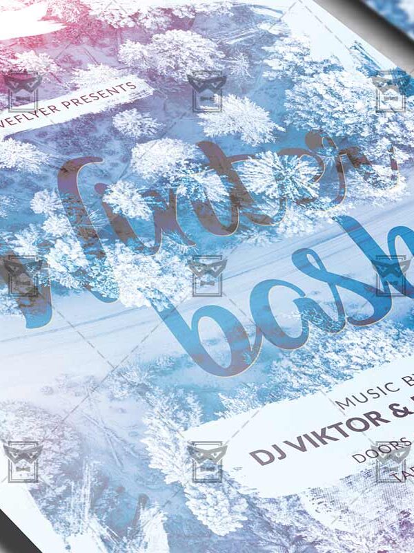 Winter Bash Flyer - Winter PSD Template