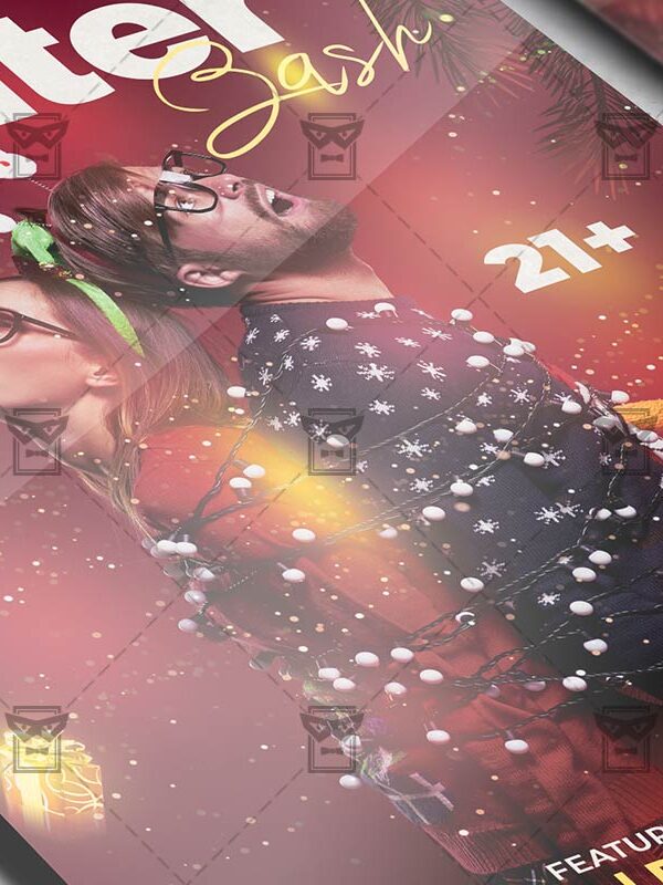 Winter Bash Flyer - Seasonal PSD Template