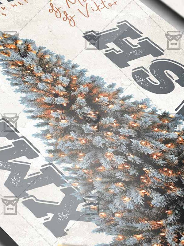 Xmas Bash Flyer - Winter PSD Template