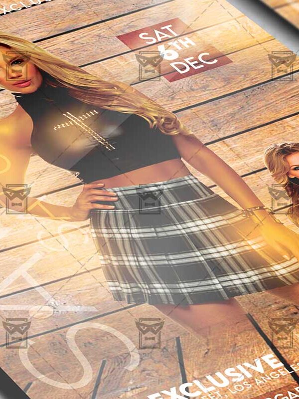 Savage Saturdays Template - Flyer PSD + Instagram Ready Size