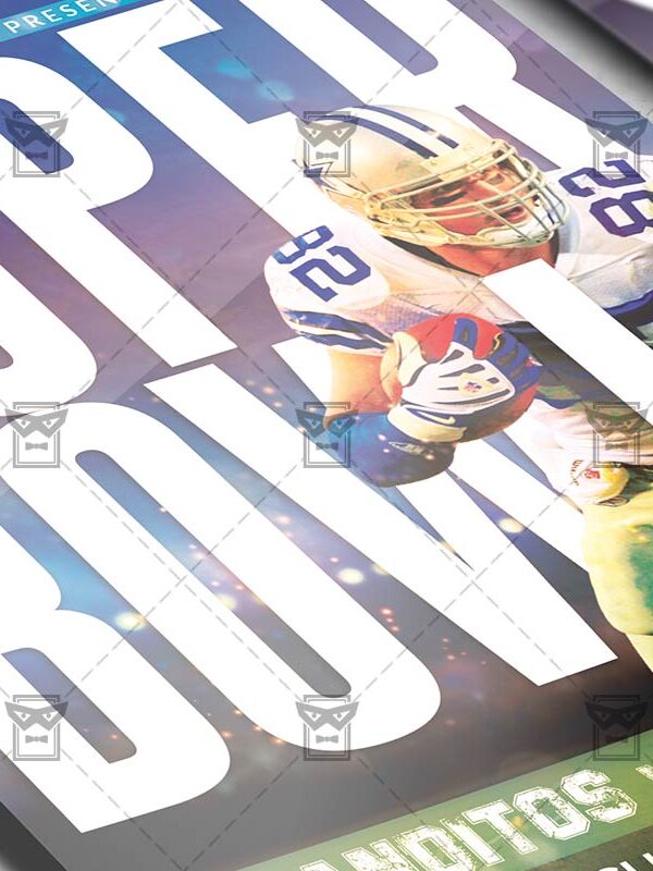 Super Bowl 2020 Template - Flyer PSD + Instagram Ready Size