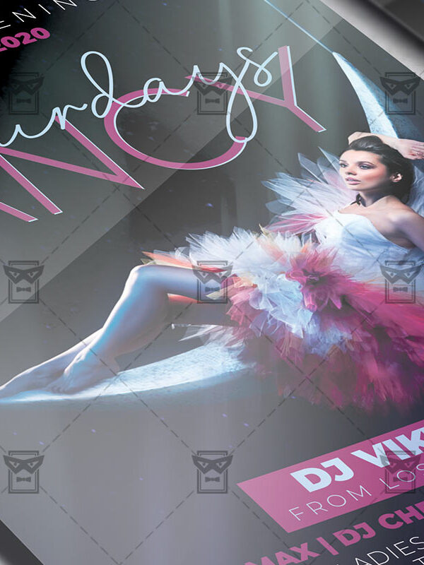 Fancy Saturdays Template - Flyer PSD + Instagram Ready Size