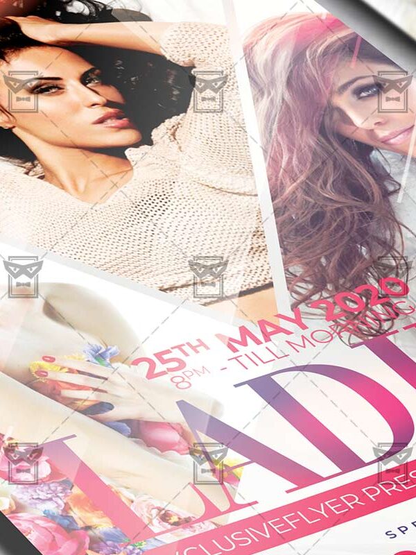 Ladies Night Party Template - Flyer PSD + Instagram Ready Size