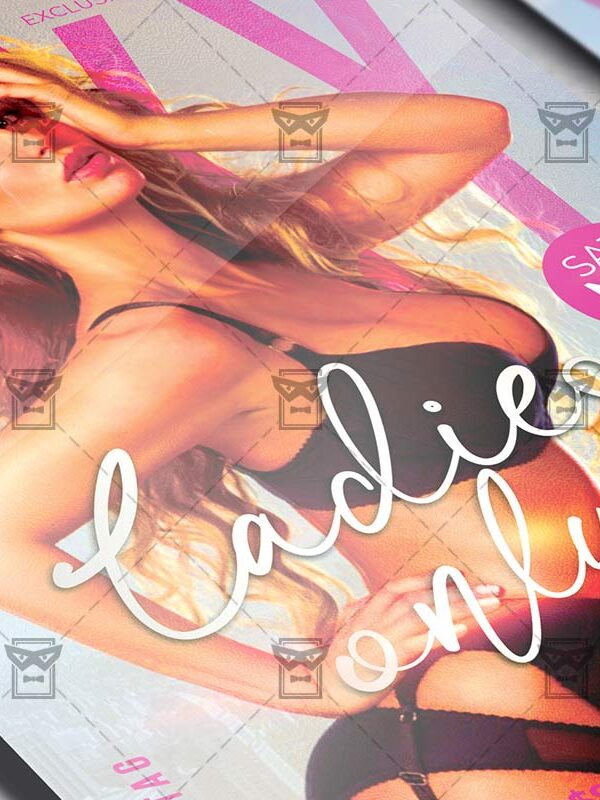 Sexy Ladies Only Template - Flyer PSD + Instagram Ready Size