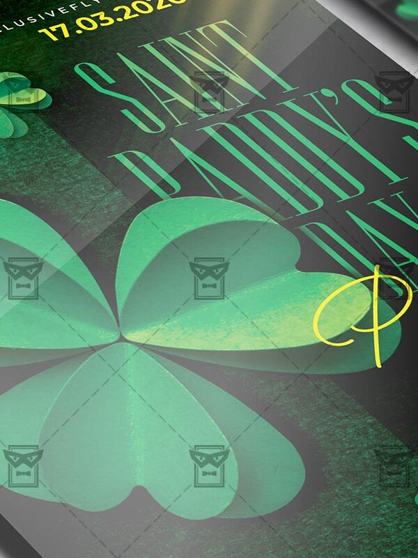 St. Paddy's Day Party Template - Flyer PSD + Instagram Ready Size