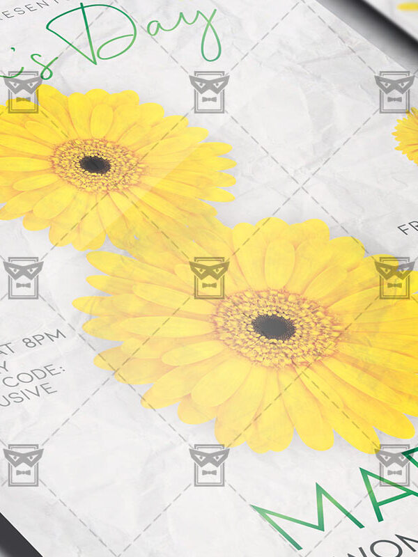 Woman's Day Template - Flyer PSD + Instagram Ready Size