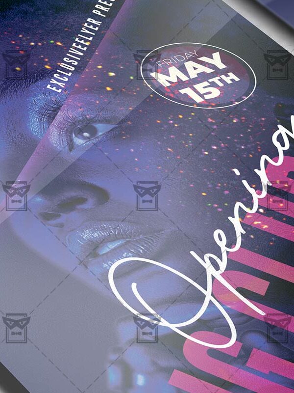 Big Club Opening Template - Flyer PSD + Instagram Ready Size