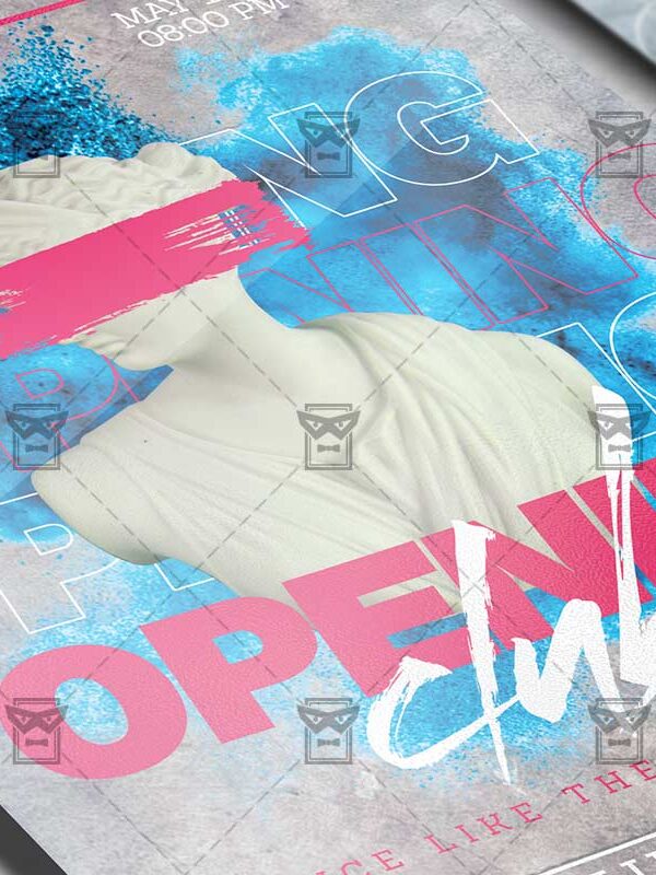 Club Opening Template - Flyer PSD + Instagram Ready Size