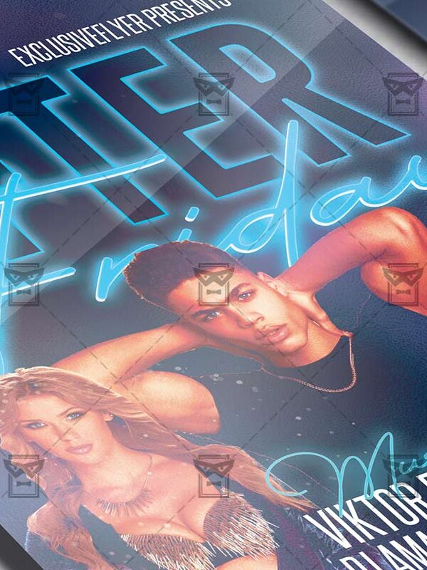 After Friday Party - Flyer PSD Template