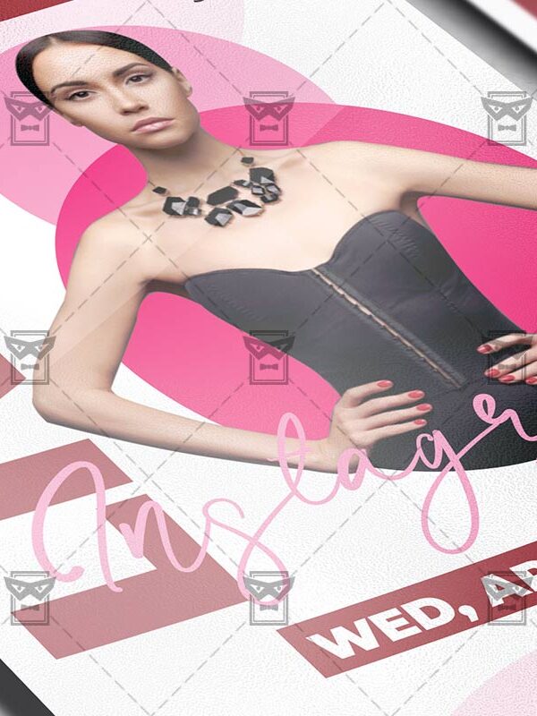 Instagram Live Template - Flyer PSD + Instagram Ready Size