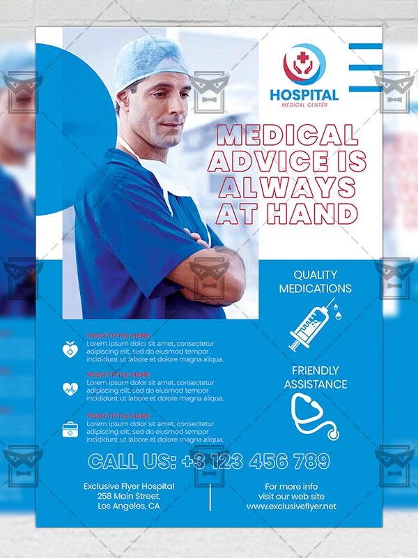 Medical Centre - Flyer PSD Template