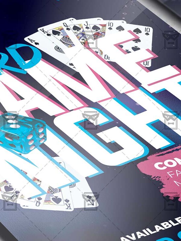 Board Game Night - Flyer PSD Template