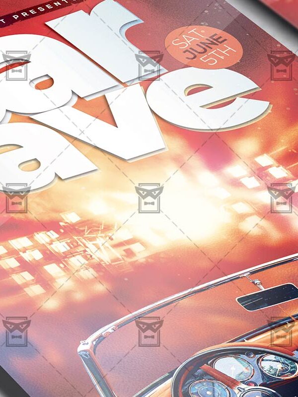 Car Rave - Flyer PSD Template