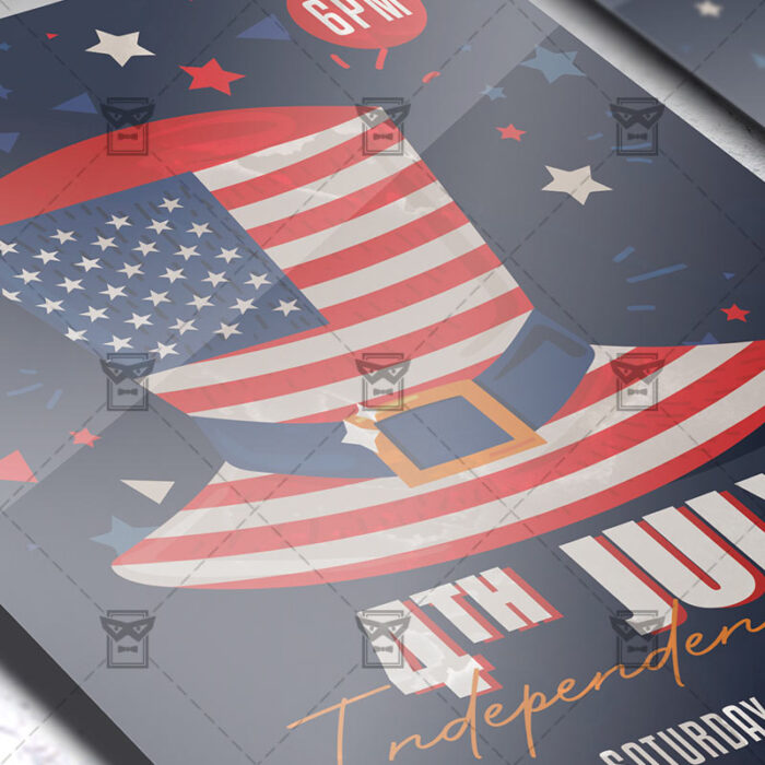 4th of July Celebration - Flyer PSD Template