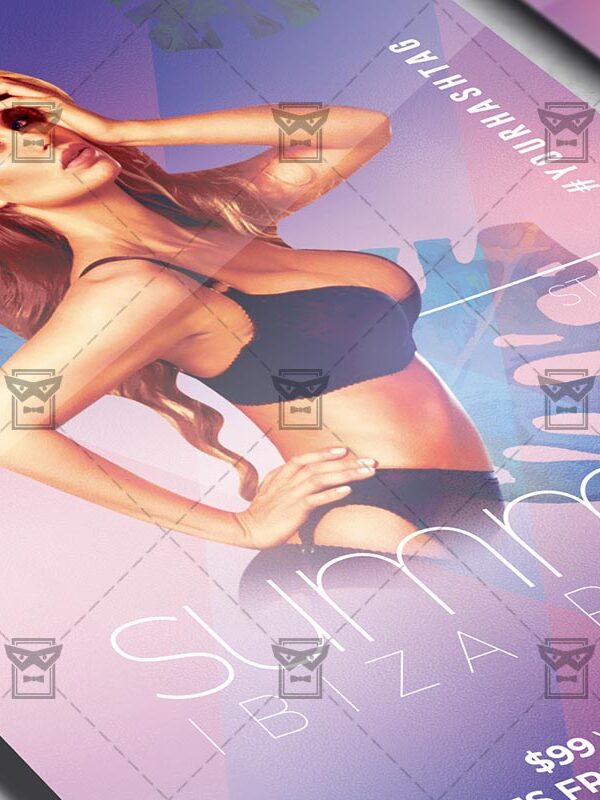 Summer Ibiza Party - Flyer PSD Template