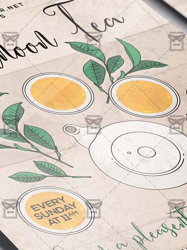 Afternoon Tea - Flyer PSD Template