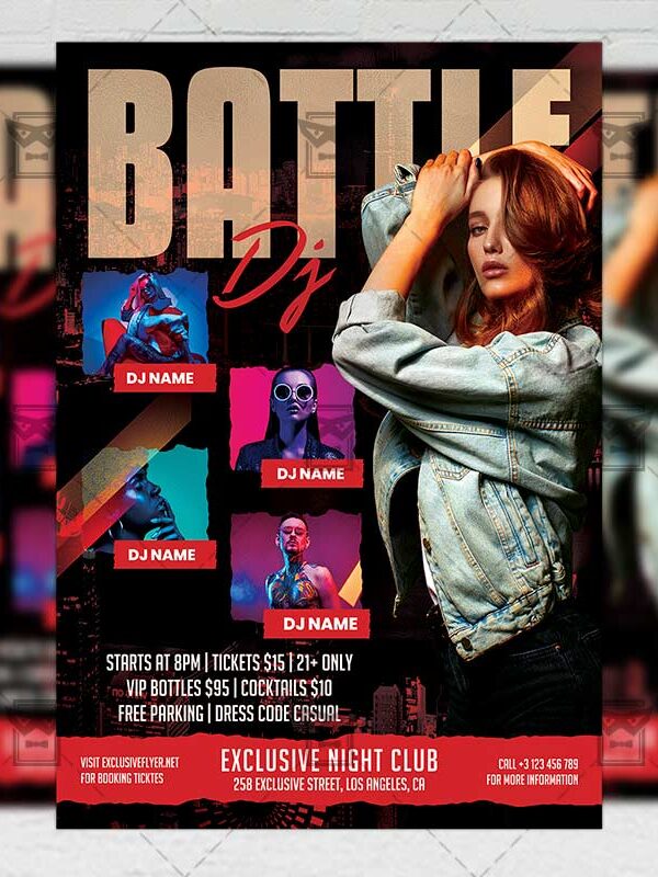 Dj Battle - Flyer PSD Template