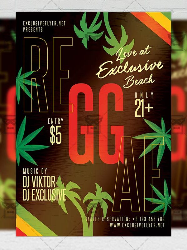 Reggae Affair - Flyer PSD Template
