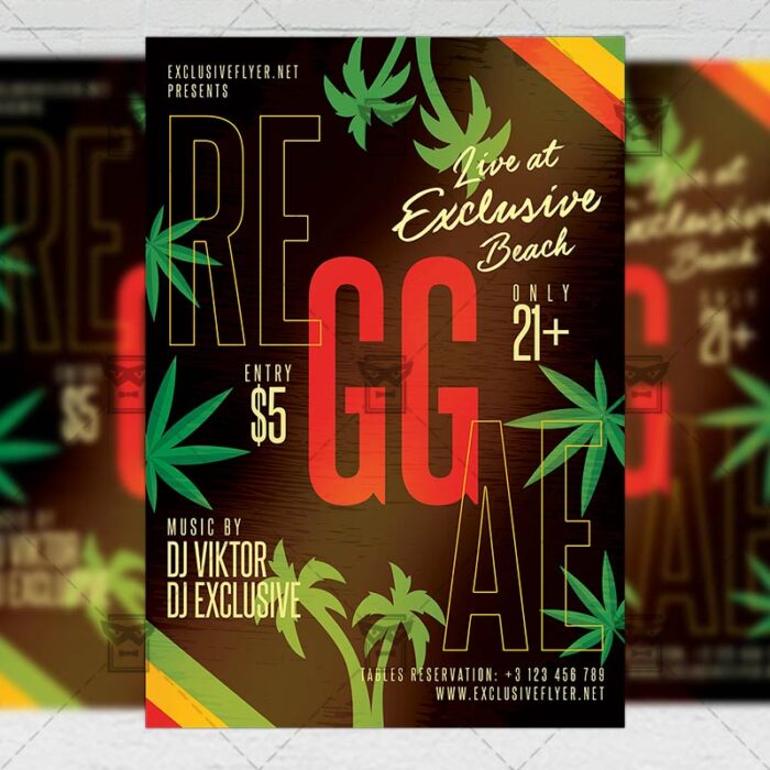 Reggae Affair - Flyer PSD Template