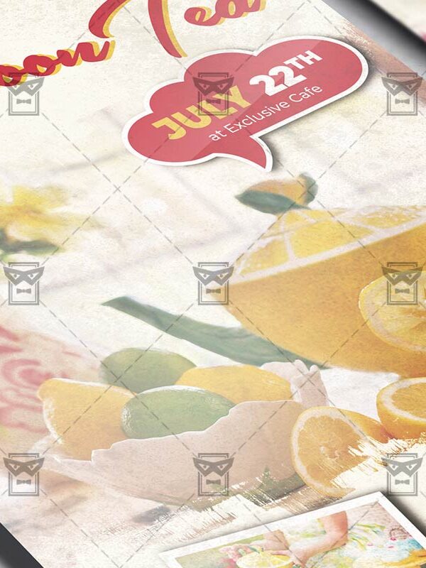 Sundays Afternoon Tea - Flyer PSD Template