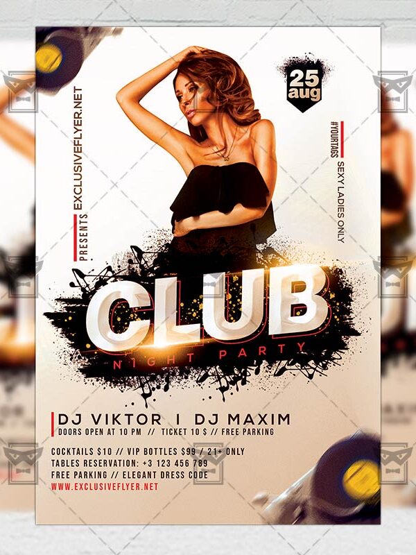 Party Club - Flyer PSD Template