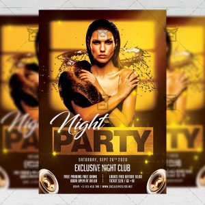 Party Night - Flyer PSD Template