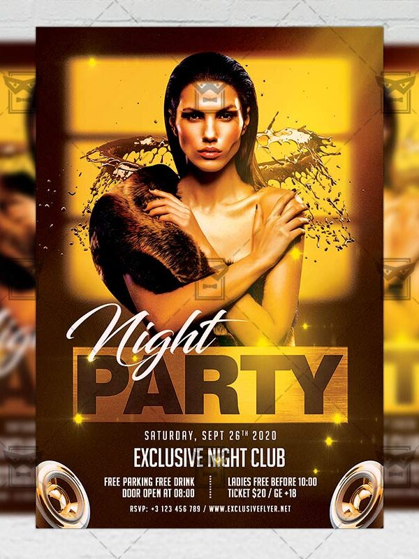 Party Night - Flyer PSD Template