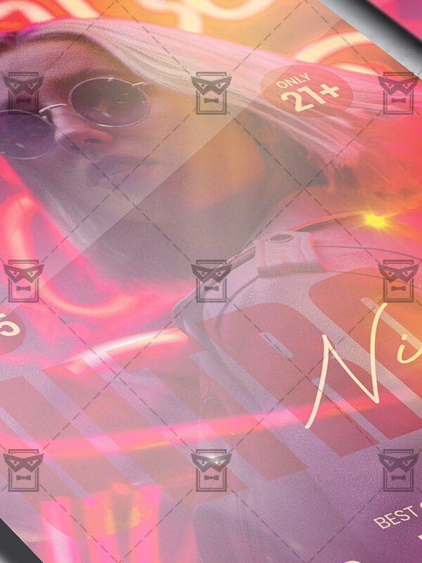 Ultra Night - Flyer PSD Template