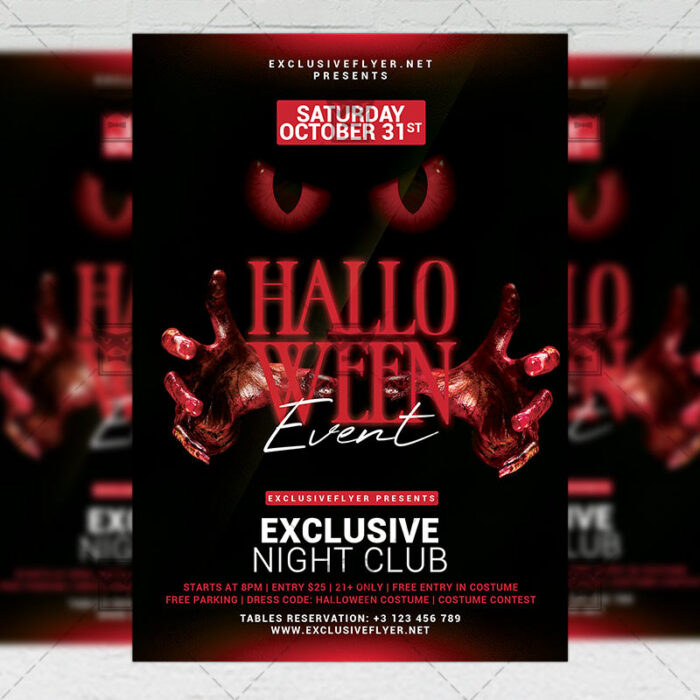 Halloween Event - Flyer PSD Template