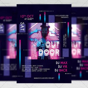 Outdoor Party - Flyer PSD Template