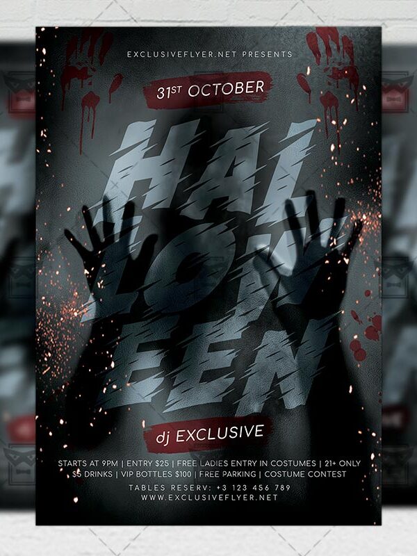 Halloween Affair - Flyer PSD Template